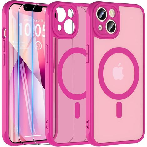 Handyhülle MagSafe 3in1 Panzerglas iPhone 13 Rosa iPhone 13 (1/5)