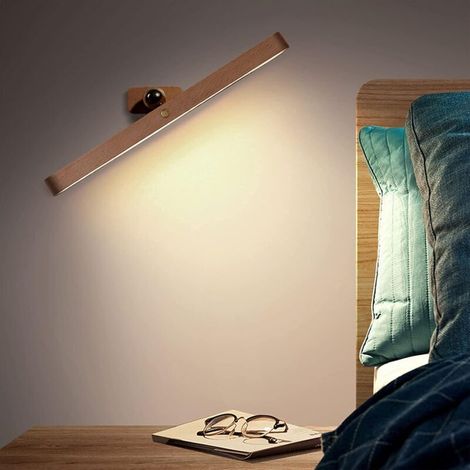 Specchio da bagno a LED, ricaricabile tramite USB, controllo touch da 4W, dimmerabile, senza fili (1/4)
