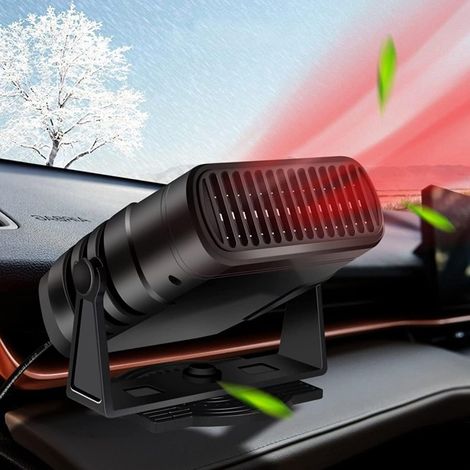 Autoheizungs-Entfrostungslüfter, 12 V, schnelles Aufheizen und Enteisen, zwei Lüfterstufen.