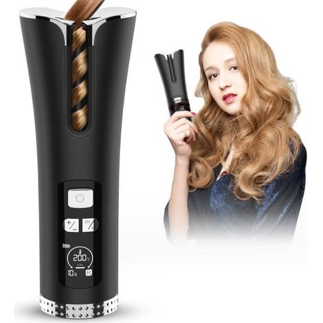 Boucleur à Cheveux Automatique sans fil Xpreen - 3 réglages de température - Chauffage rapide (1/4)