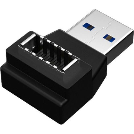 Connecteur USB 3.1 femelle vers USB 3.1 mâle pour panneau avant. (1/5)
