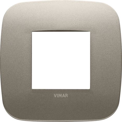 VIMAR - 19672.13 Assiette ronde 2M champagne mat
