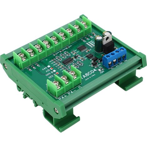 Module de capteur de température PT100 RTD RS485 à 4 canaux, unité d'acquisition de résistance Modbus RTU A220DC24V (1/5)