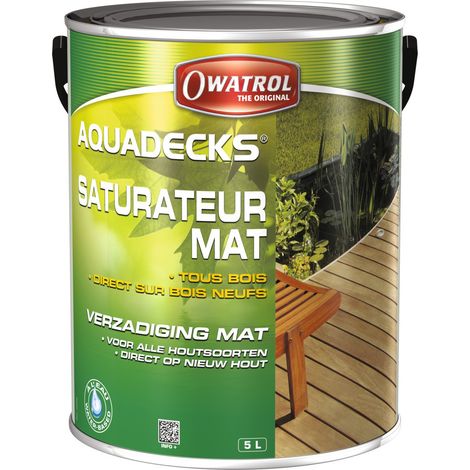 Saturateur Aquadecks Miel Protection Bois Extérieur Longue Durée - Owatrol (1/2)