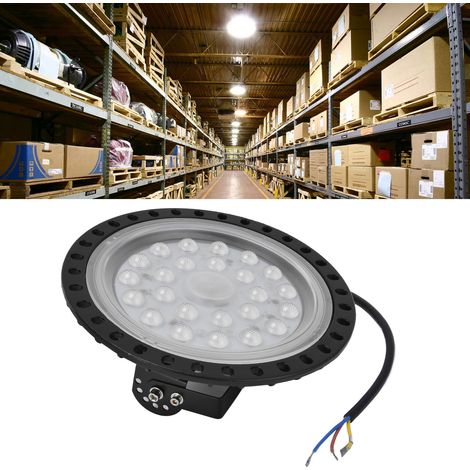 Projecteur industriel LED UFO IP50, étanche, éclairage commercial et industriel, économie d'énergie, entrepôt, ultra-luminosité, 110 V 100 W (1/5)