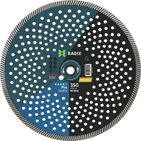 Radix - Universele diamantschijf - 350 x 20 mm - Turbo - Pro (1/3)