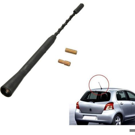 Antenne radio voiture universelle - - 9 pouces - Anti-bruit - Remplacement facile - Vis incluses (1/4)