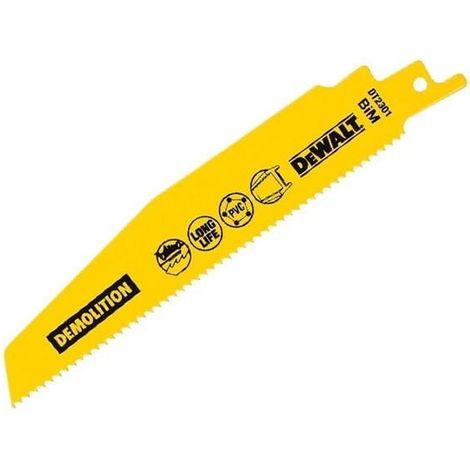 Dewalt hoja de sierra sable DT2308L-QZ Bi-metal extreme 2X