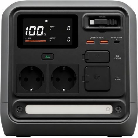 Station électrique portable - DJI - Power 1000 Mini - 1 kWh - Batterie LFP - 1000 W