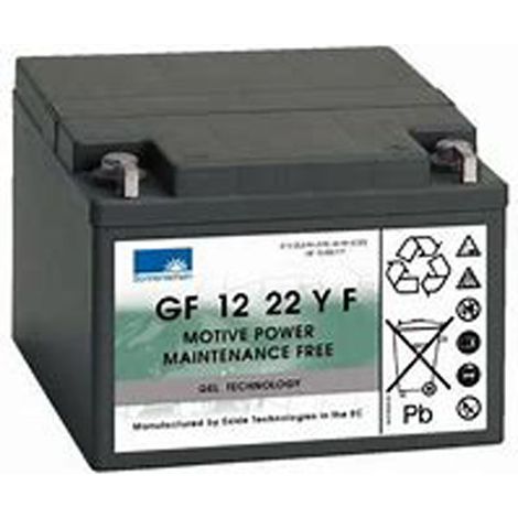 Batterie Gel SONNENSCHEIN GF Y 12 VOLTS GF12022YF 12V 24AH AMPS (EN) (1/3)