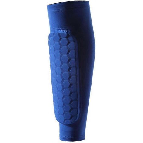 Manchons de compression pour mollets adultes avec protège-tibias pour l'entraînement sportif, le cyclisme et le basketball - Genouillères de protection (1/5)