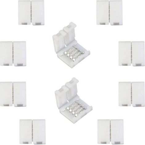 RGB 5050 Connecteur de Ruban LED Connecteur Rapides de Bande 4 Broches pour Strip LED SMD 5050 RGB impermable et Odipie (1/4)