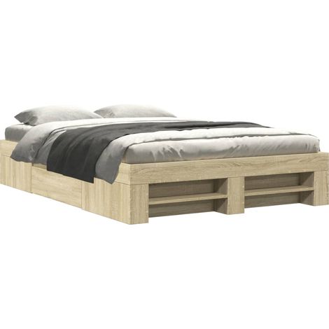 Maison Exclusive - Estructura de cama sin colchón madera roble So (1/5)