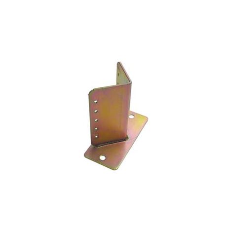 SUPPORTO AD ANGOLO CON BASE PER TRAVE ART.950- - mm.45x45x130h. - spessore mm.3 - 4 pezzi