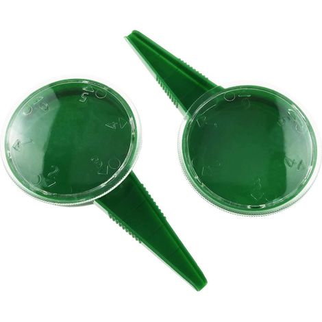 Sollbry 2 pièces distributeur de graines de jardin plante réglable semoir planteur planteur outil de semis manuel vert (1/3)