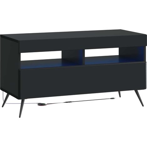 vidaXL Mobile TV LED Nero Legno ingegnerizzato (1/5)