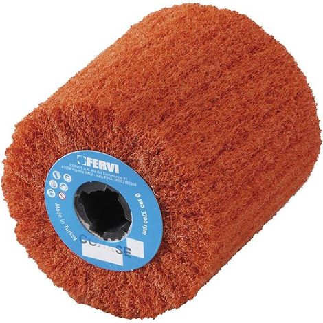 Roue en toile abrasive pour satinage 100 x 100 mm gros grain