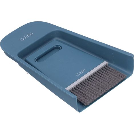 Ensemble mini balai et pelle à poussière, balai fouet, brosse de bureau, outil de lavage à main, petit balai pour bureau, table, maison, cuisine, 7,7 x 5,1 x 1,3 pouces (1/5)