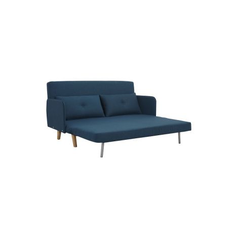 Divano Letto Light Sofa 150x73x81cm Blu Divanetti 2 Piazze ITALFROM