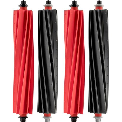 (4 Pièces) S8 MaxV Ultra Brosses à Rouleau pour S8 MaxV Ultra, S8 Max Ultra, Qrevo Master, Qrevo Slim aspirateur Robot, Accessoires de Brosse Principale, Brosses à Rouleau (1/5)