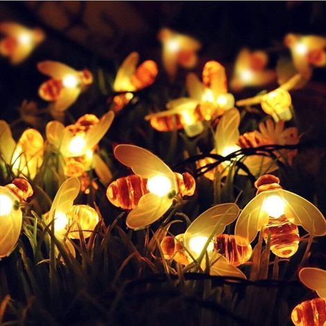 Guirlande lumineuse, 30 LED, à énergie solaire, pour fêtes, mariages, fenêtres, arbres et décorations saisonnières.-AquaForge (1/4)