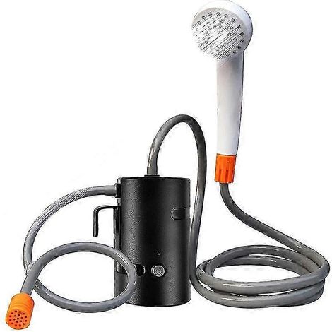 Douche extérieure portable, étanche IPX7, pompe rechargeable par USB, compatible avec les véhicules de randonnée, de sport et de camping. (1/5)