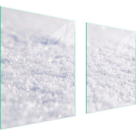 GLASSCHUTZPLATTE FÜR HERD 85x52 WEISS (1/5)