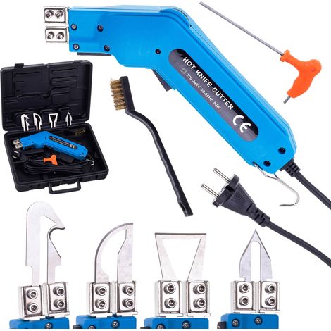 Thermisches Messer zum Schneiden von Stoffen, Seilen, Gurten, Planen, Bändern – Schneideset