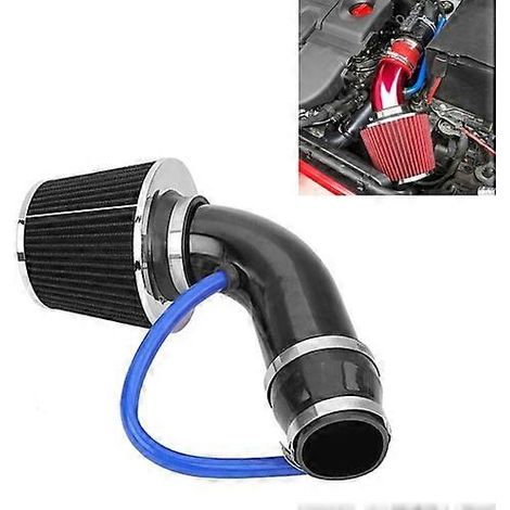 Universal Car Cold Air Intake Kit Modified Aluminum Tube 76mm / 3inch Mushroom Head Style Air Filter(Black) (1/5)