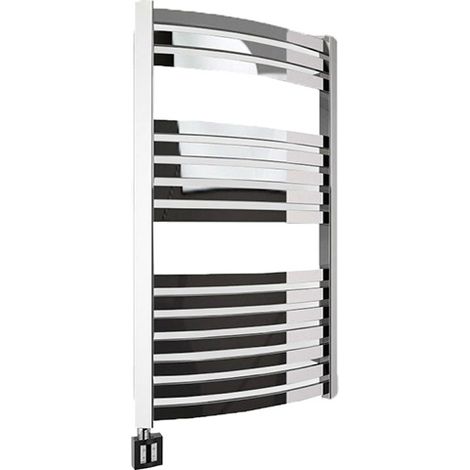 Scaldasalviette elettrico cromato - (HxL) 1220x600 mm - 400 (Watt) - 400 Watt - DEX1220-600E1CRO