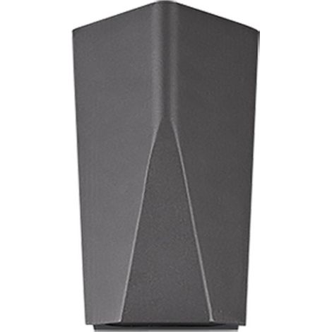 Applique Led Esterno Parete 2 Luci Bi Emissione Luce Antracite Tay GD Trio (1/5)