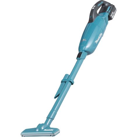 MAKITA DCL281F ASPIRADOR A BATERÍA 18V LXT EQUIPAMIENTO 1 batería de 3.0 Ah y máquina en caja de cartón