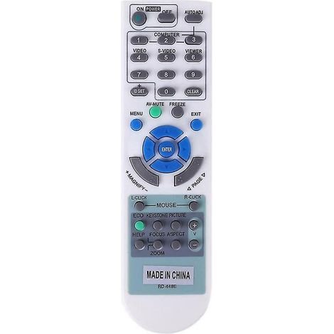 Télécommande de remplacement de petite taille pour projecteur NEC Rd-448e V260x+ (1/4)