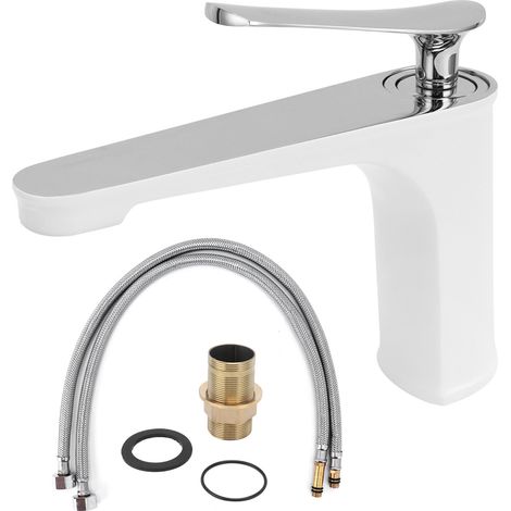 Robinet lavabo à un trou, mélangeur eau chaude/froide pour vasque sous plan, raccord G9/16, salle de bain.
