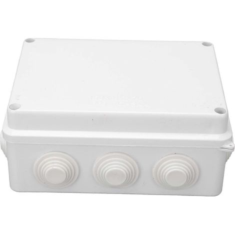 Anschlusskasten-Elektrogehäuse aus ABS, IP65 wasserdicht, 150 x 110 x 70 mm, für den Außenbereich