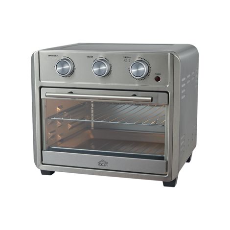 Friteuse électrique à air 22L 1700W – Thermostat réglable jusqu'à 230°C – Minuterie 60 minutes – Éléments en acier inoxydable – Lgvshopping (1/2)