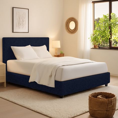 Letto Singolo Bracknell, Sfoderabile, Contenitore Made in Italy, Viola Scuro (1/5)