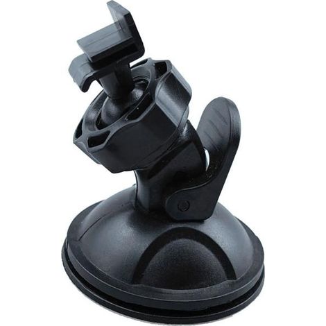 Support à ventouse pour enregistreur vidéo de conduite de type L (noir) facile à installer haute qualité (1/4)