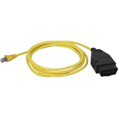Cavo da Ethernet a OBD, cavo OBD2, cavo da Ethernet a OBD, strumento diagnostico di codifica dati dell'interfaccia ENET, adatto per veicoli serie F/1/3/5/7. (1/5)