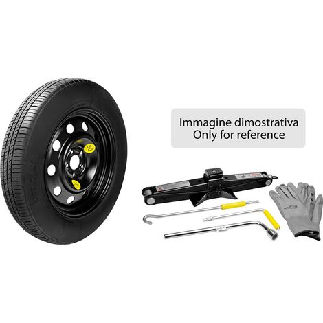 Acciaio - 115/70-15 - Kit ruotino di scorta