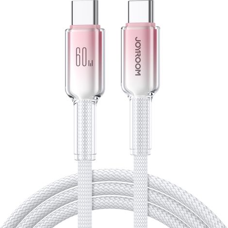 Joyroom S-A42 60W 1,2m Weißes USB-C-Kabel (1/5)