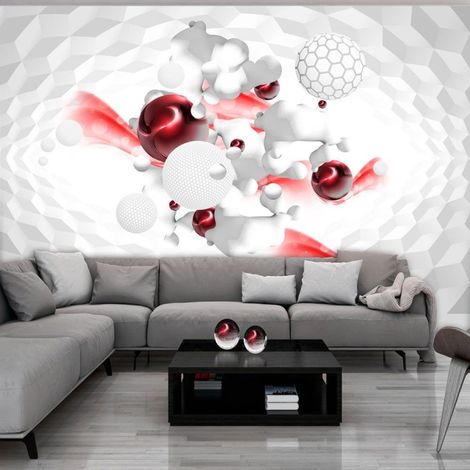 Papier Peint "Race of Colours Red" 105 x 150 cm (1/2)