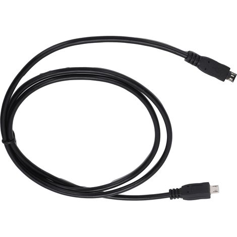 Câble adaptateur de connexion de charge et de données Micro USB mâle vers Micro USB, 1 m / 3,3 pi, noir
