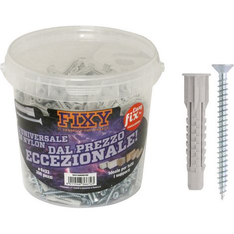 1CF TASSELLO FIXY BOX 130 PEZZI mm. 8x51