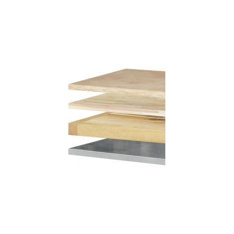 OUTIFRANCE Plateaux d'etablis Bois lamellé collé 2000 x 700 x 30 mm 33 kg