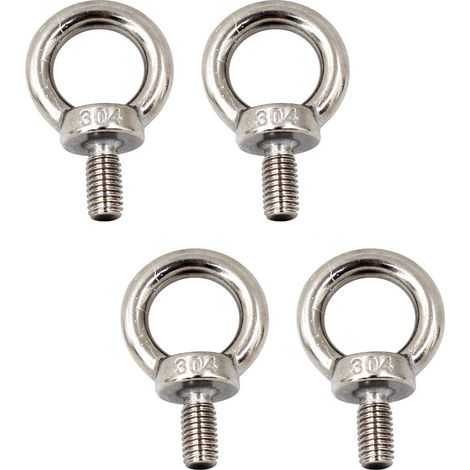 M8 Boulon à œil de levage en acier inoxydable 304 (4 pack) (1/5)