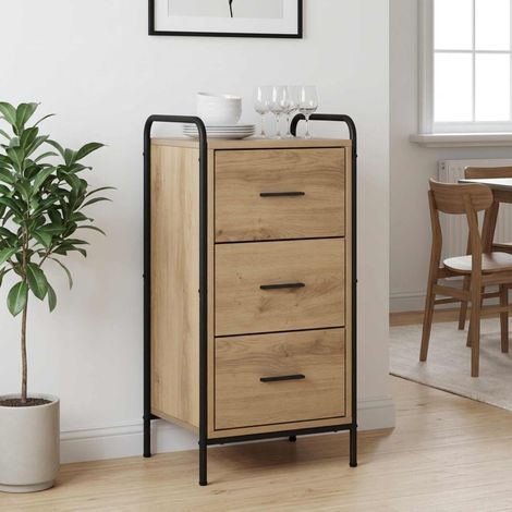 vidaXL Sideboard Artisan Oak 40 x 33 x 80.5 cm Engineered Wood (1/5)