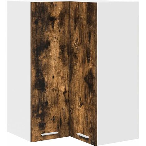 Armadio pensile moderno cucina 57 x 57 x 80 cm grande spazio di archiviazione design contemporaneo in legno ingegnerizzato bianco 020053333