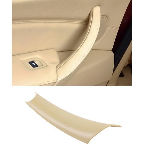 Couvre Poignée de Porte Intérieure Gauche pour X5 E70 (2006-2013) X6 E71 (2008-2014) E72 (2010-2015) Protège les Poignées de Porte d'Origine Gauche arrière Beige (1/5)