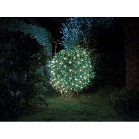 Guirlande Lumineuse - 60 Led Blanc Froid - Filet 1,2 X 1,2 M - Modulateur 3 Animations - IP44 Intérieur Extérieur - 3 Piles AA Non Incluses